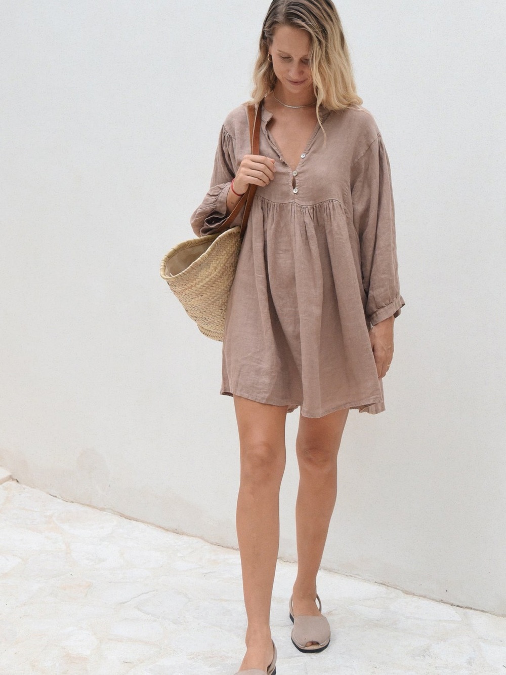 BEACHWOOD BABY THE BELLA DRESS // RYE - Picture 2 of 8
